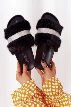 Klapki Z Futerkiem|Klapki Na Platformie><noscript><img width=