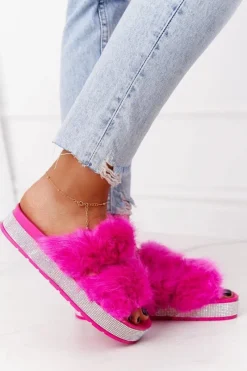 Klapki Z Futerkiem|Klapki Na Platformie><noscript><img width=