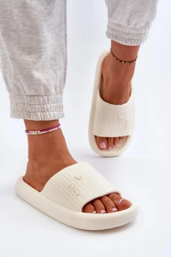 Discount Klapki Piankowe Damskie Lekkie Jasnobeżowe Fenicva Damskie Klapki Basenowe|Klapki Damskie Klasyczne