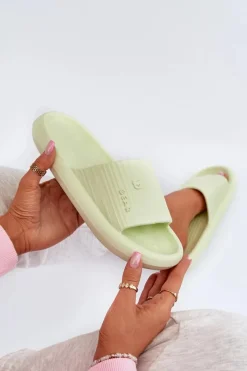 Discount Klapki Piankowe Damskie Lekkie Zielone Fenicva Damskie Klapki Basenowe|Klapki Damskie Klasyczne