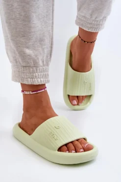 Discount Klapki Piankowe Damskie Lekkie Zielone Fenicva Damskie Klapki Basenowe|Klapki Damskie Klasyczne