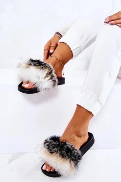 Klapki Z Futerkiem|Klapki Damskie Klasyczne><noscript><img width=