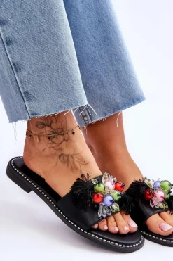 Klapki Damskie Klasyczne><noscript><img width=