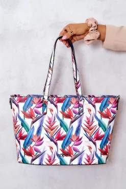 Torebki Nobo|Torebki Klasyczne>Nobo Klasyczna Duża Torebka M1330-CM00 Multi-Biała