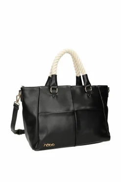 Best Nobo Klasyczna Duża Torebka Shopperka M1000-C020 Czarna