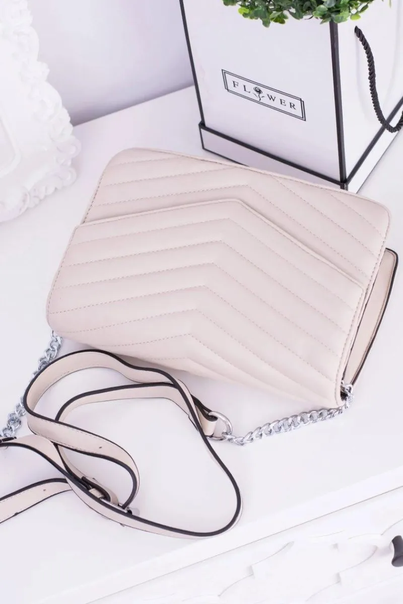 Torebki Klasyczne>Boto Klasyczna Pikowana Beżowa Torebka