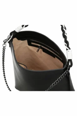 Discount Klasyczna Skórzana Torebka M1280-C020 Czarna Torebki Nobo|Torebki Klasyczne