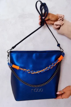 Torebki Nobo|Torebki Klasyczne>Nobo Klasyczna Skórzana Torebka M1280-C012 Granatowe