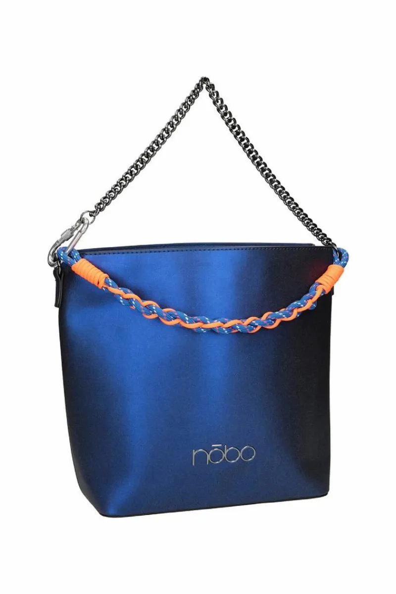 Torebki Nobo|Torebki Klasyczne>Nobo Klasyczna Skórzana Torebka M1280-C012 Granatowe