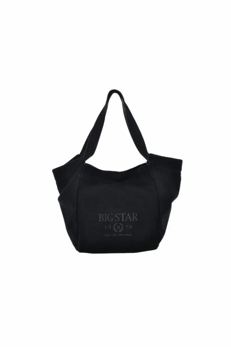 Outlet Klasyczna Torba Big Star NN574060 Czarna Torby Sportowe|Torebki Klasyczne