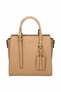 Outlet Nobo Klasyczna Torebka M0320-C015 Beżowa