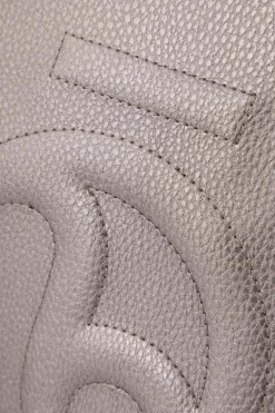 New Nobo Klasyczna Torebka Shopperka N1530-C025 Srebrna