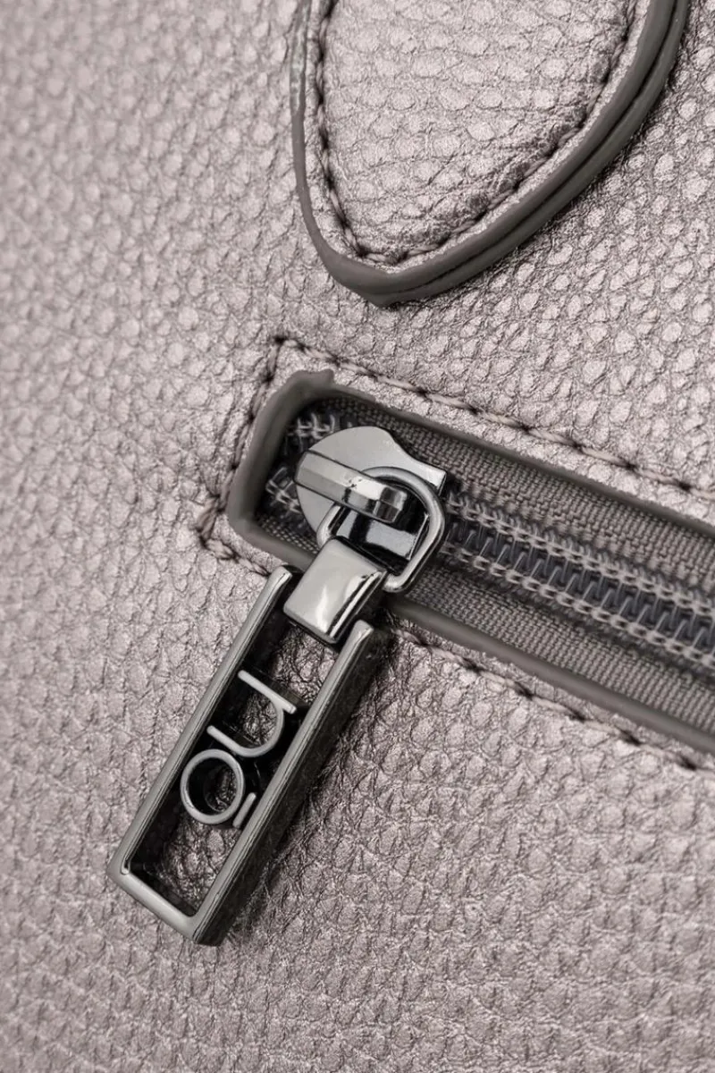 New Nobo Klasyczna Torebka Shopperka N1530-C025 Srebrna