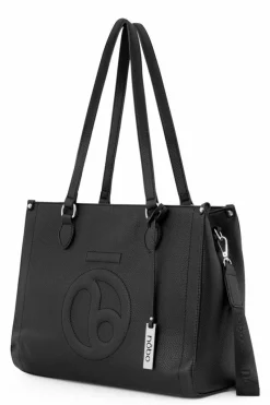 Sale Klasyczna Torebka Shopperka N1530-C020 Czarna Torebki Nobo|Torebki Klasyczne