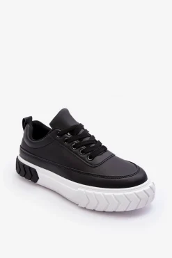 Online Boto Klasyczne Buty Sportowe Na Platformie Czarno-Białe Nannzie