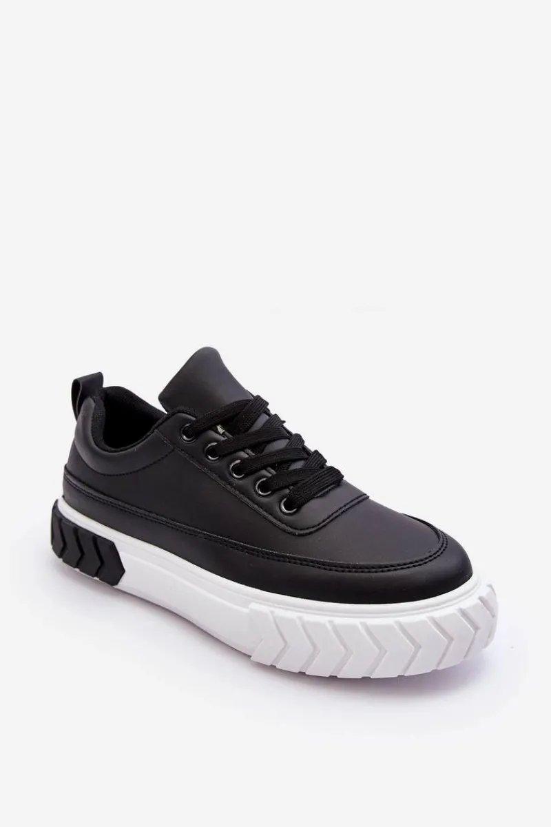 Online Boto Klasyczne Buty Sportowe Na Platformie Czarno-Białe Nannzie