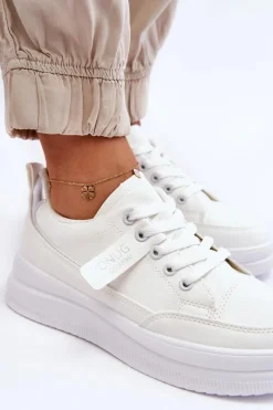 Clearance Klasyczne Damskie Buty Sportowe Białe Ronesha Damskie Buty Sportowe Na Platformie|Sneakersy Damskie