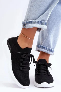 Klasyczne Damskie Buty Sportowe Czarne Nikilla Damskie Buty Sportowe Na Platformie|Sneakersy Damskie