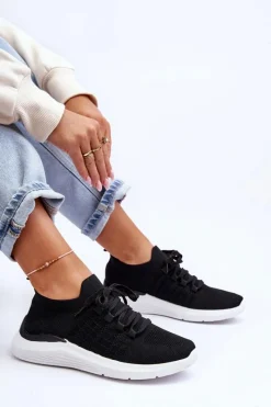 Klasyczne Damskie Buty Sportowe Czarne Nikilla Damskie Buty Sportowe Na Platformie|Sneakersy Damskie