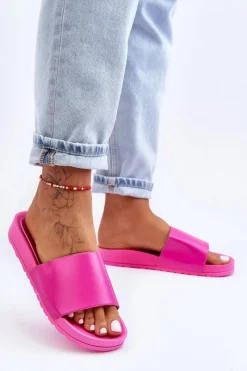 Klapki Damskie Klasyczne>Boto Klasyczne Damskie Klapki Fuksja Rolien