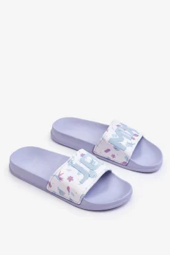 Best Klasyczne Damskie Klapki Niebieskie Jomix Damskie Klapki Sportowe|Klapki Basenowe