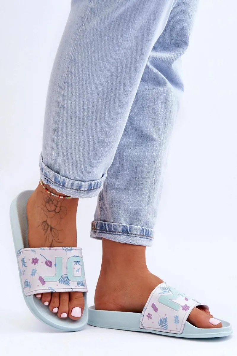 Best Boto Klasyczne Damskie Klapki Jasnozielone Jomix