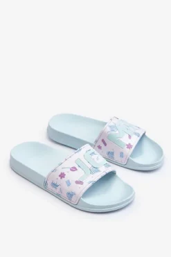 Best Boto Klasyczne Damskie Klapki Jasnozielone Jomix