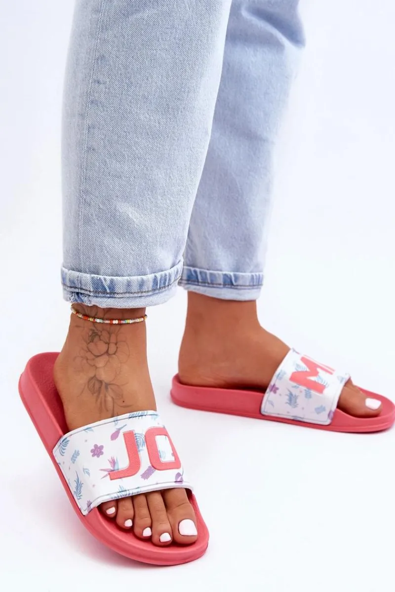 Online Boto Klasyczne Damskie Klapki Różowe Jomix