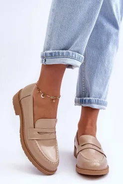 Mokasyny Damskie Skórzane|Mokasyny Na Platformie><noscript><img width=