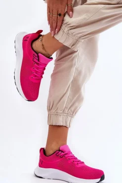 Discount Klasyczne Damskie Sportowe Buty Sznurowane Fuksja Darla Damskie Buty Sportowe Na Platformie|Sneakersy Damskie