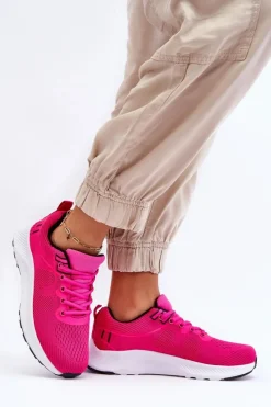 Discount Klasyczne Damskie Sportowe Buty Sznurowane Fuksja Darla Damskie Buty Sportowe Na Platformie|Sneakersy Damskie
