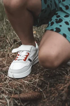 New Klasyczne Dziecięce Buty Sportowe Biało-Czerwone Marlin Dzieci Chłopięce|Dziewczęce