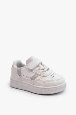 Chłopięce|Dziewczęce>Boto Klasyczne Dziecięce Buty Sportowe Białe Marlin