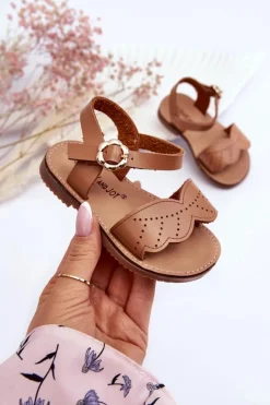 Dziewczęce>Boto Klasyczne Dziecięce Sandały Brązowe Izzy