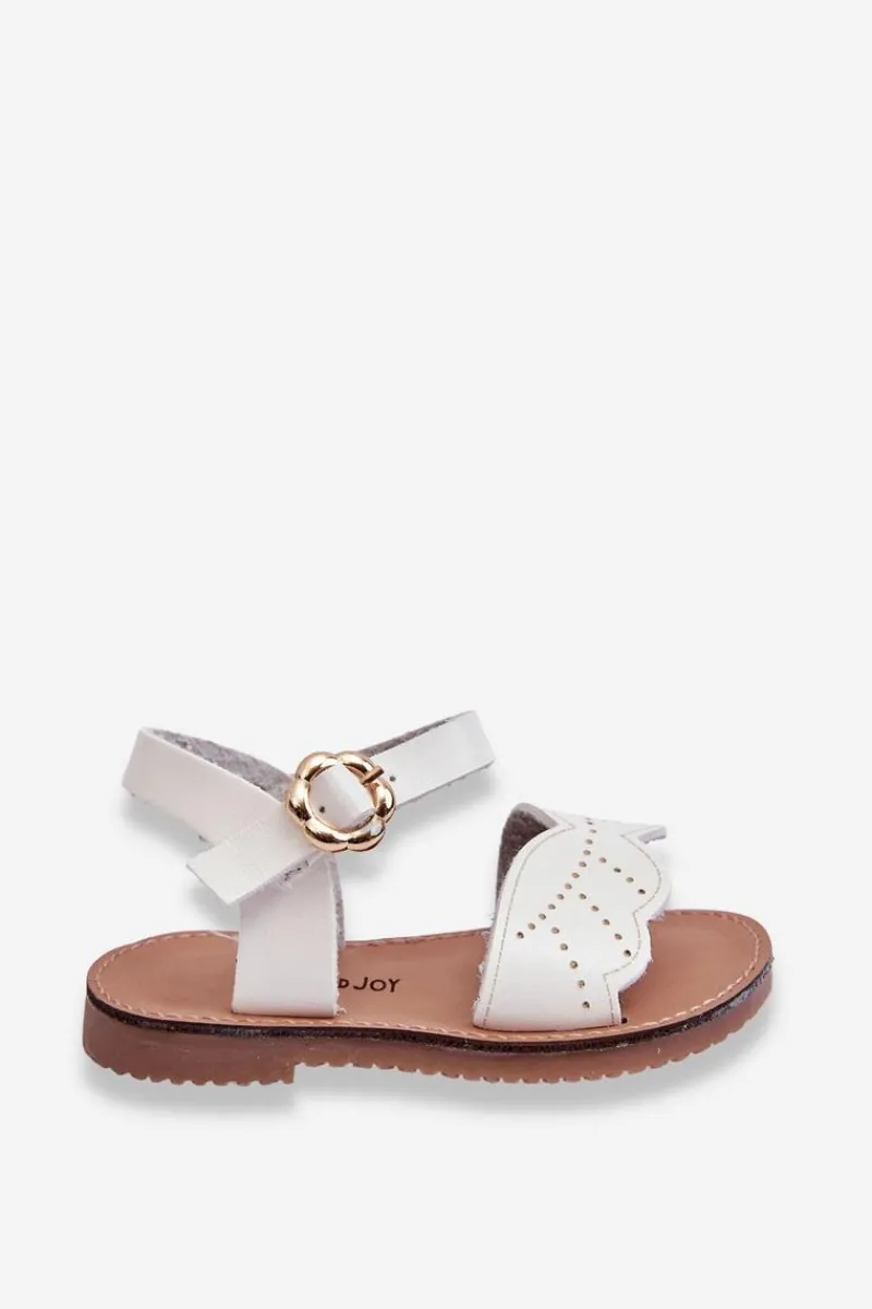Online Klasyczne Dziecięce Sandały Białe Izzy Dzieci Dziewczęce