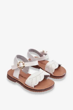 Online Klasyczne Dziecięce Sandały Białe Izzy Dzieci Dziewczęce