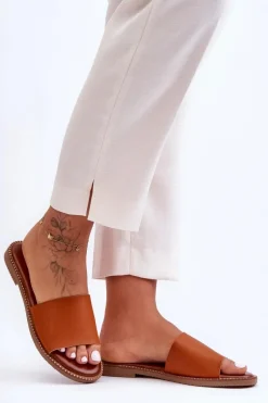 Hot Klasyczne Klapki Damskie Camel Aphrodite Damskie Klapki Damskie Klasyczne