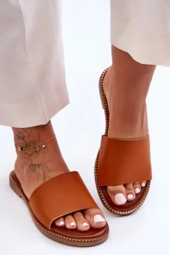 Hot Klasyczne Klapki Damskie Camel Aphrodite Damskie Klapki Damskie Klasyczne