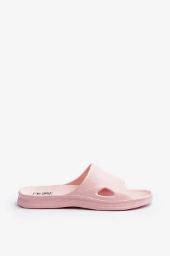Outlet Boto Klasyczne Klapki Damskie Różowe Juniria Różowy
