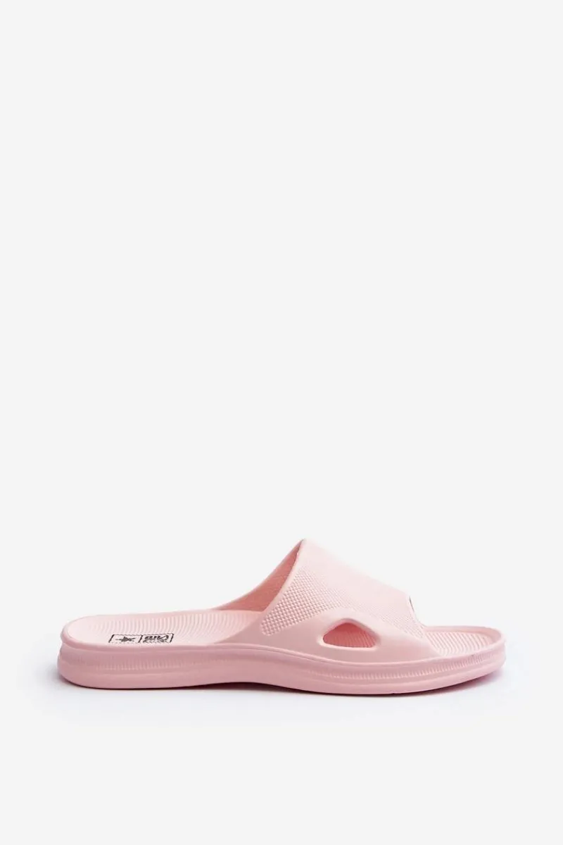 Outlet Boto Klasyczne Klapki Damskie Różowe Juniria Różowy