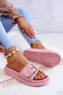 Klapki Damskie Big Star|Klapki Damskie Klasyczne><noscript><img width=