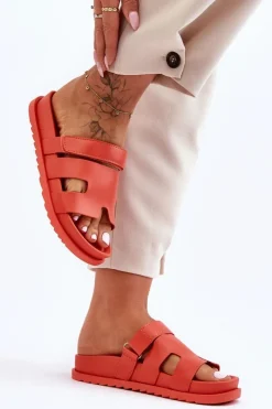 Sale Klasyczne Klapki Damskie Pomarańczowe Molie Damskie Klapki Na Platformie|Klapki Damskie Klasyczne