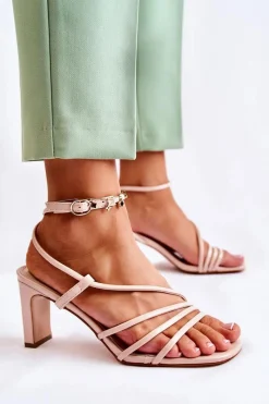 Sandały Na Obcasie><noscript><img width=