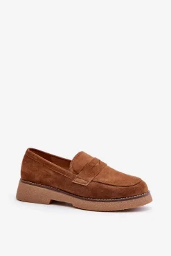 Loafersy Damskie|Mokasyny Damskie Zamszowe><noscript><img width=
