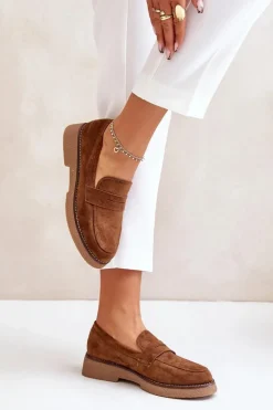 Loafersy Damskie|Mokasyny Damskie Zamszowe><noscript><img width=