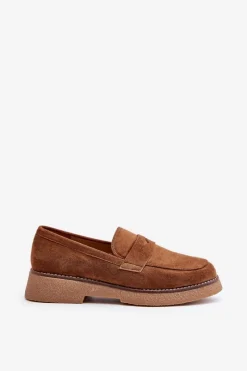 Loafersy Damskie|Mokasyny Damskie Zamszowe><noscript><img width=