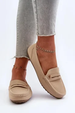 Loafersy Damskie|Mokasyny Damskie Zamszowe><noscript><img width=