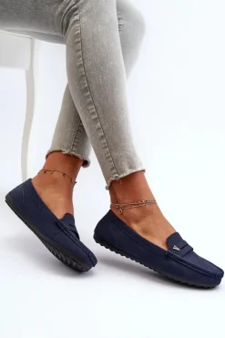 Loafersy Damskie|Mokasyny Damskie Zamszowe><noscript><img width=