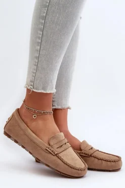 Loafersy Damskie|Mokasyny Damskie Zamszowe><noscript><img width=