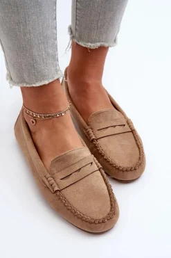 Loafersy Damskie|Mokasyny Damskie Zamszowe><noscript><img width=